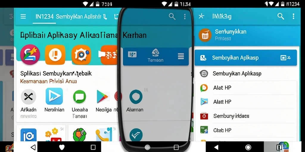 Antarmuka aplikasi IN1234 yang sederhana dan mudah digunakan.