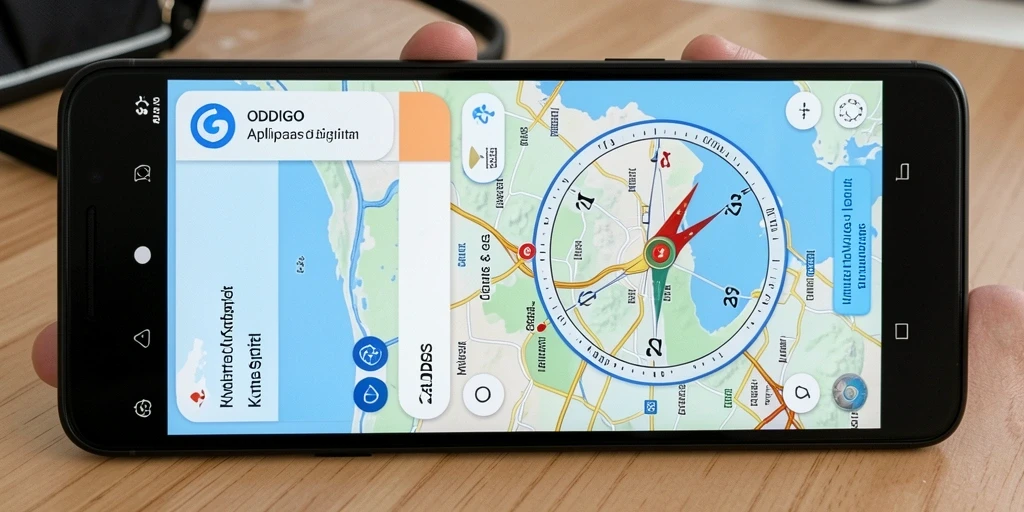 Tampilan antarmuka ODDIGO yang sederhana dan informatif.